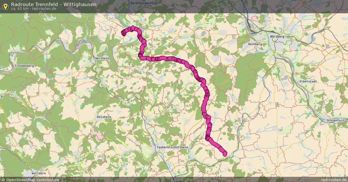 Radtour Trennfeld – Wittighausen