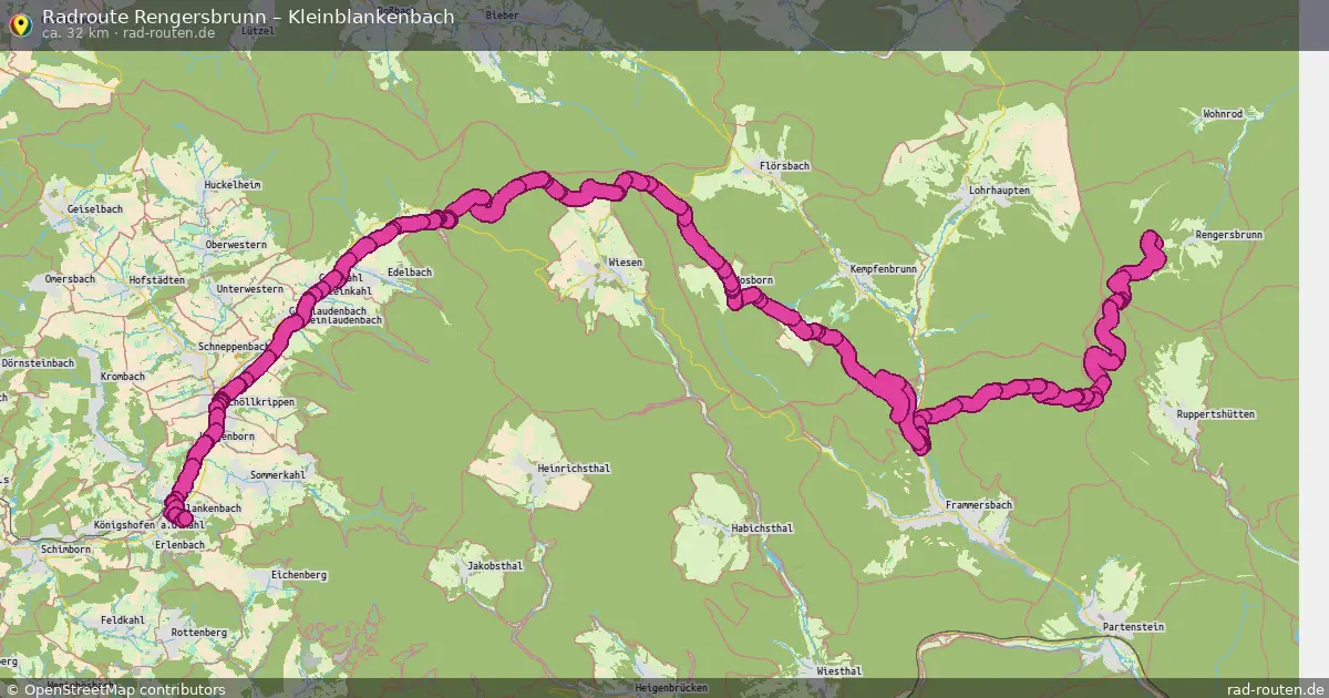 Radtour Rengersbrunn – Kleinblankenbach