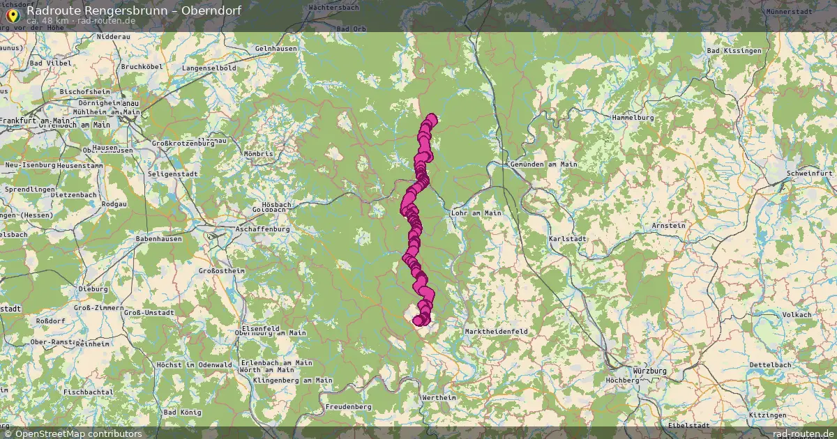 Radtour Rengersbrunn – Oberndorf