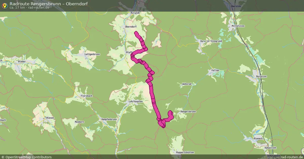 Radtour Rengersbrunn – Oberndorf