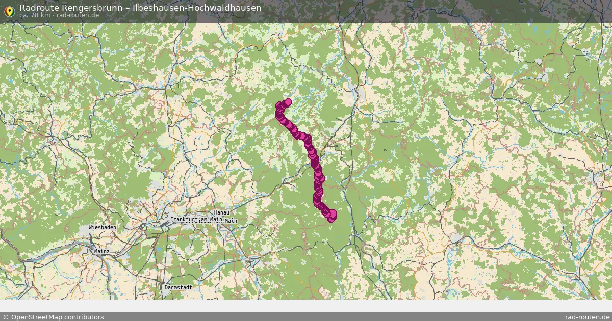 Radtour Rengersbrunn – Ilbeshausen-Hochwaldhausen
