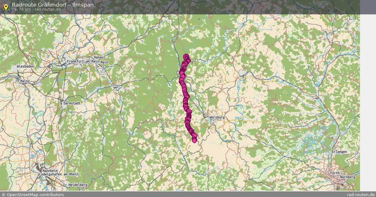 Radtour Gräfendorf – Ilmspan