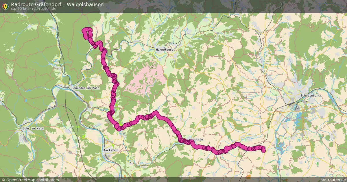 Radtour Gräfendorf – Waigolshausen