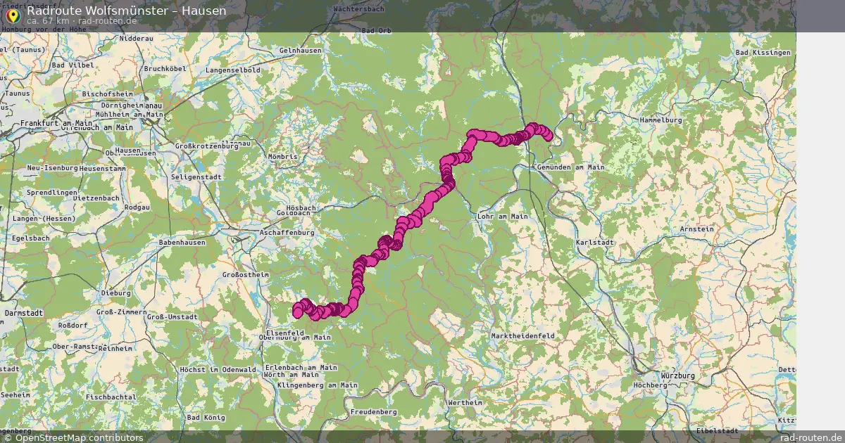 Radtour Wolfsmünster – Hausen