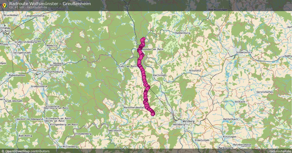Radtour Wolfsmünster – Greußenheim