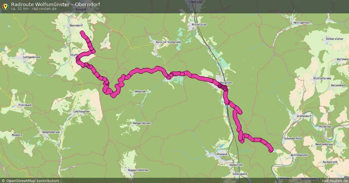 Radtour Wolfsmünster – Oberndorf