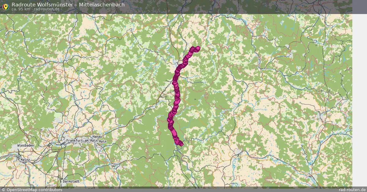 Radtour Wolfsmünster – Mittelaschenbach