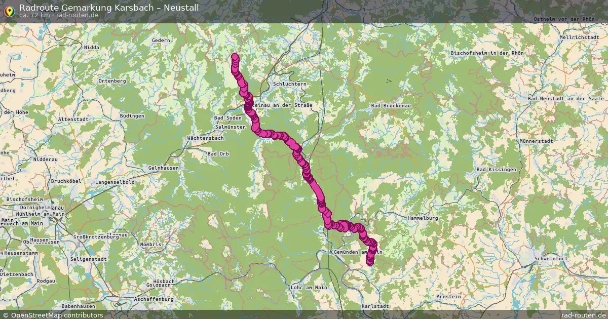 Radtour Gemarkung Karsbach – Neustall