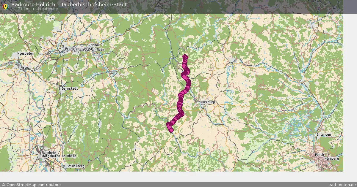 Radtour Höllrich – Tauberbischofsheim-Stadt