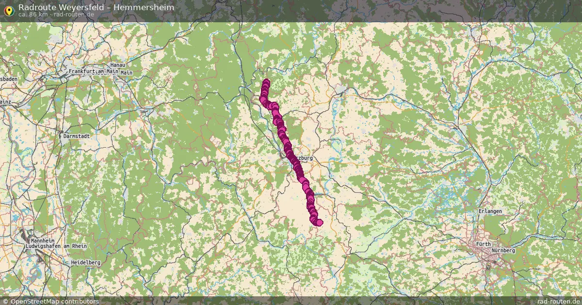 Radtour Weyersfeld – Hemmersheim