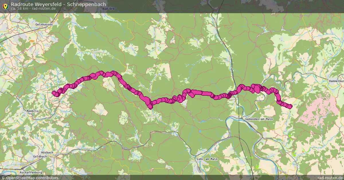 Radtour Weyersfeld – Schneppenbach
