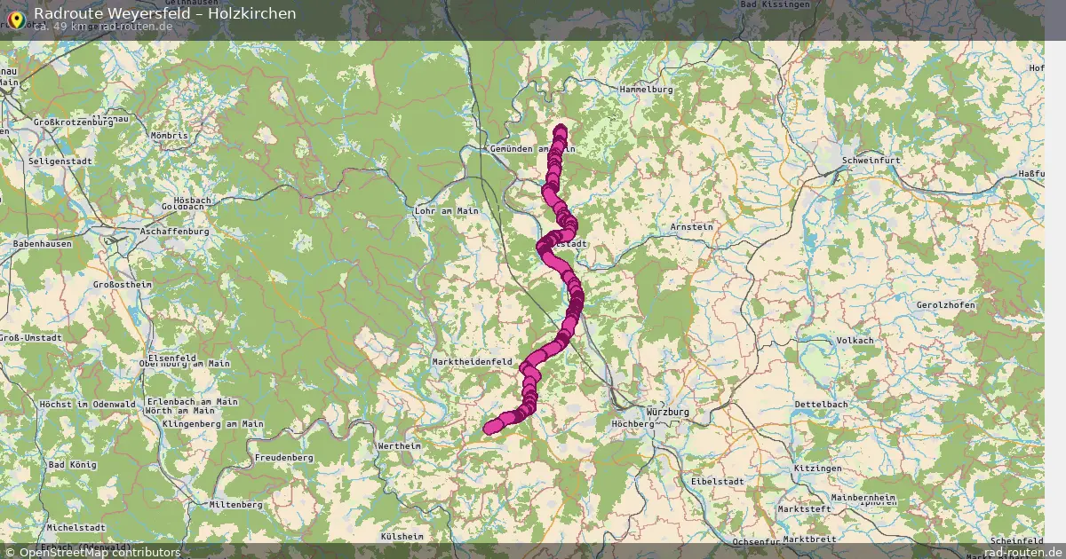 Radtour Weyersfeld – Holzkirchen
