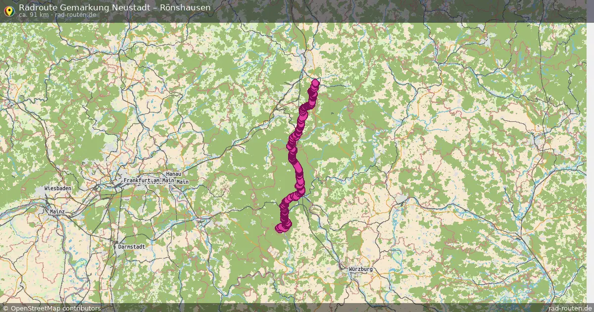 Radtour Gemarkung Neustadt – Rönshausen