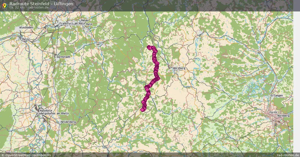 Radtour Steinfeld – Uiffingen