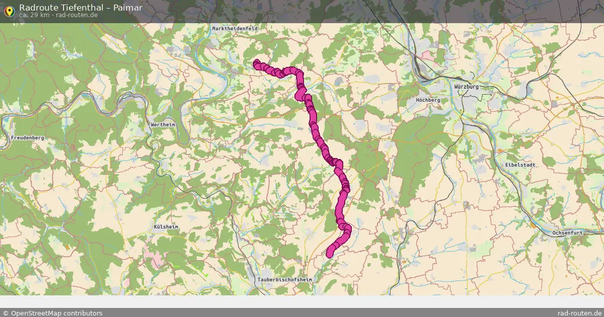 Radtour Tiefenthal – Paimar