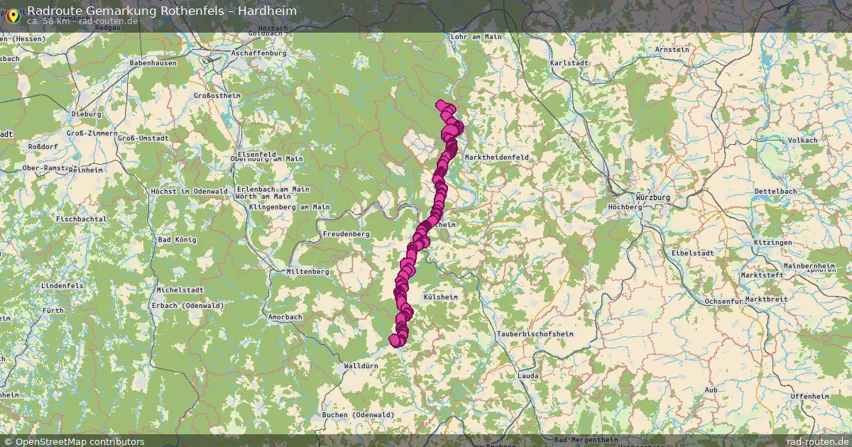 Radtour Gemarkung Rothenfels – Hardheim