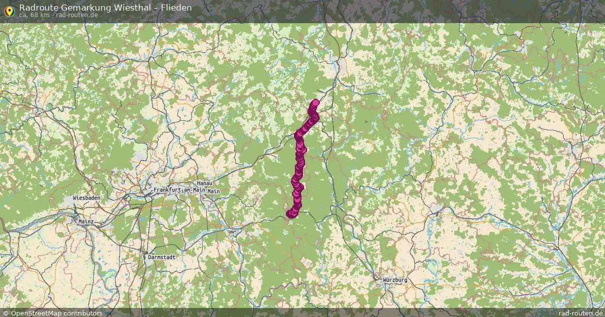 Radtour Gemarkung Wiesthal – Flieden