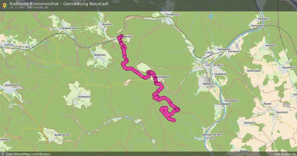 Radtour Krommenthal – Gemarkung Neustadt