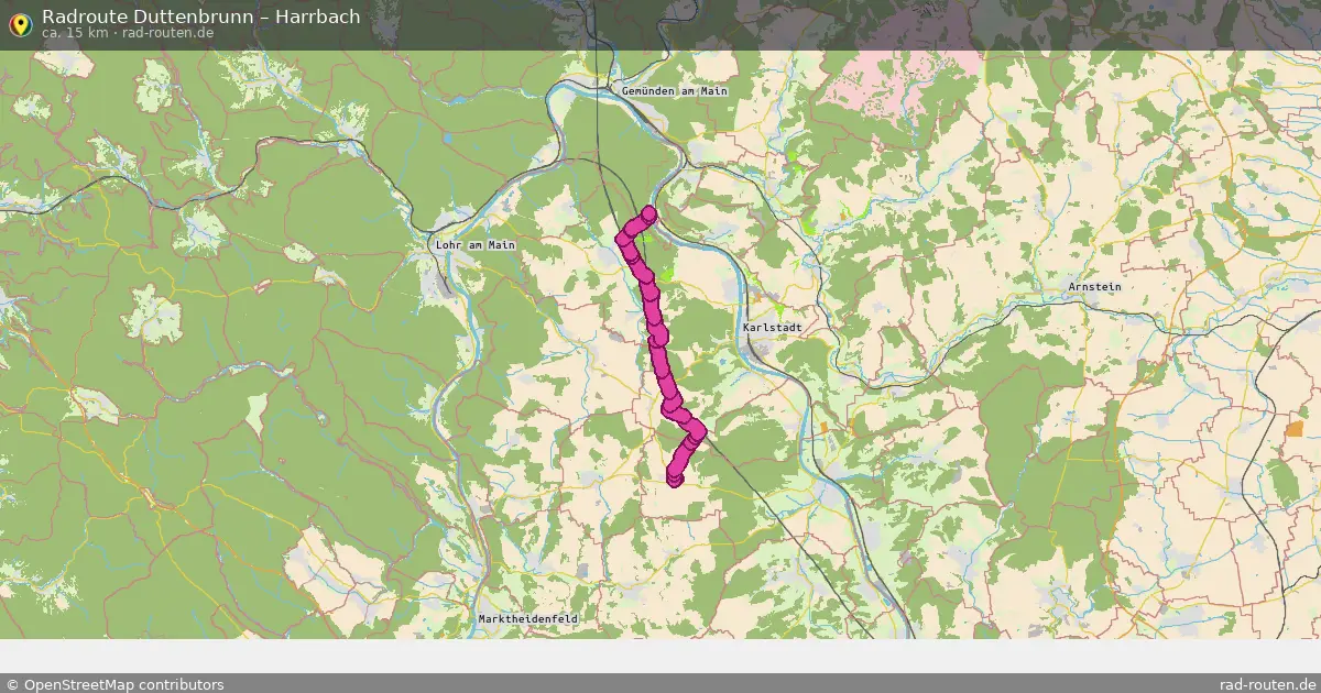Radtour Duttenbrunn – Harrbach
