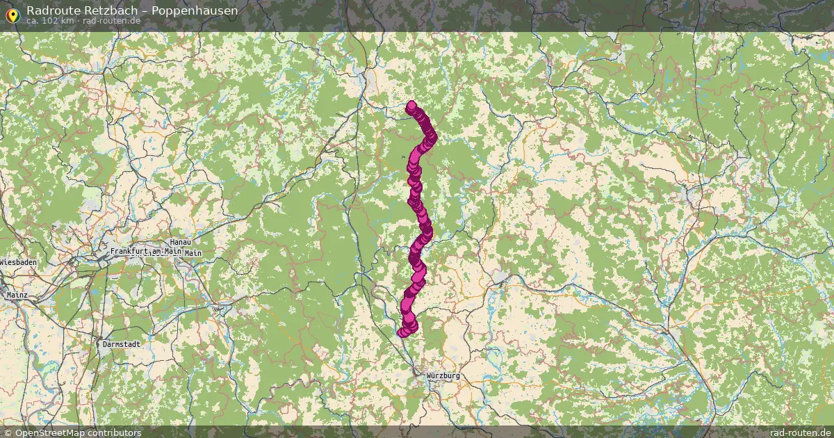 Radtour Retzbach – Poppenhausen