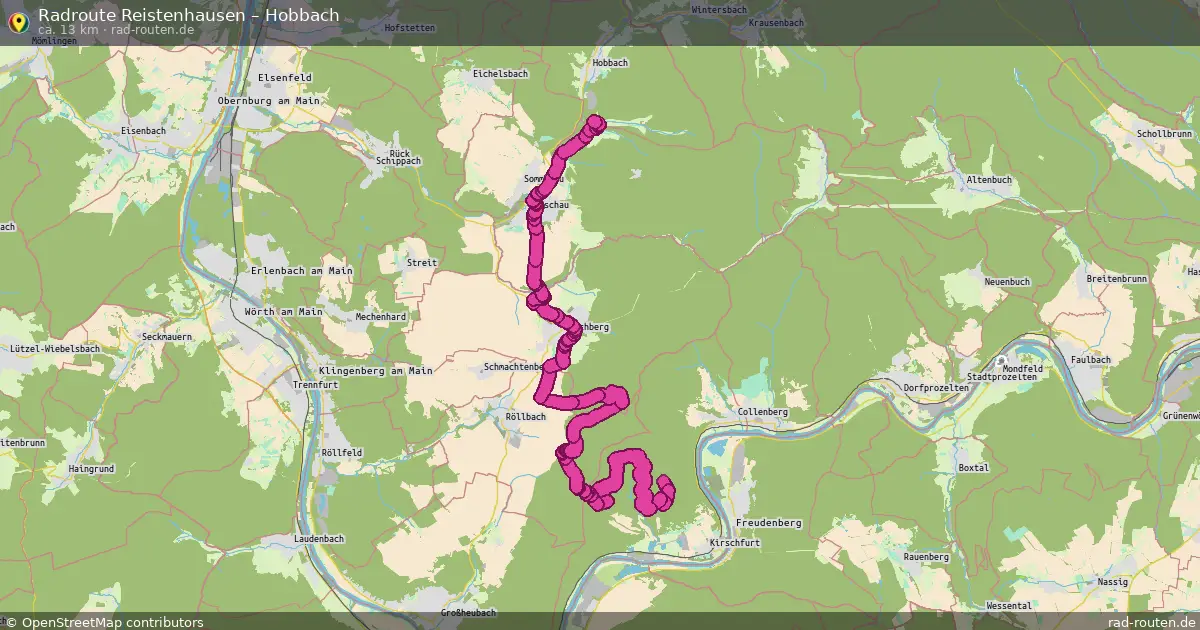 Radtour Reistenhausen – Hobbach
