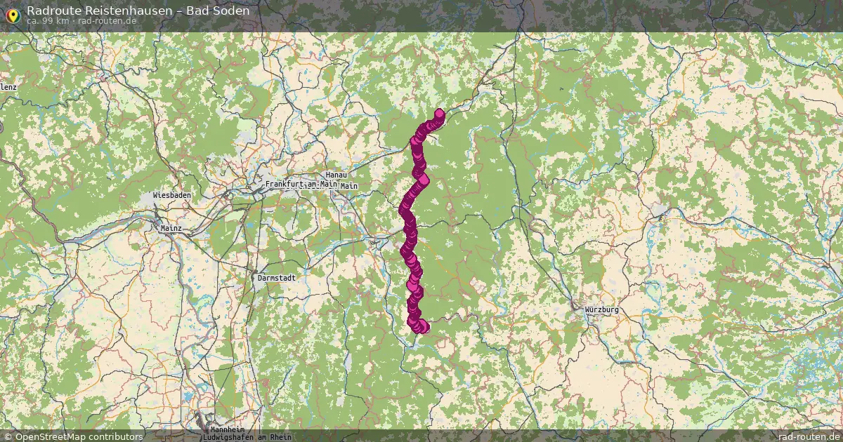Radtour Reistenhausen – Bad Soden