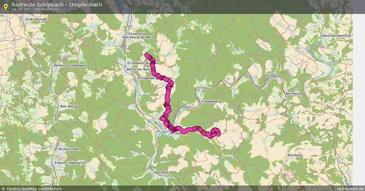 Radtour Schippach – Umpfenbach