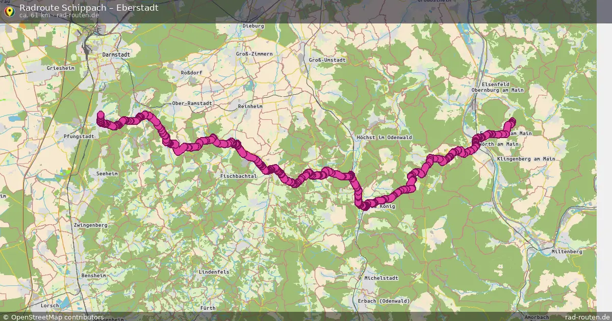 Radtour Schippach – Eberstadt