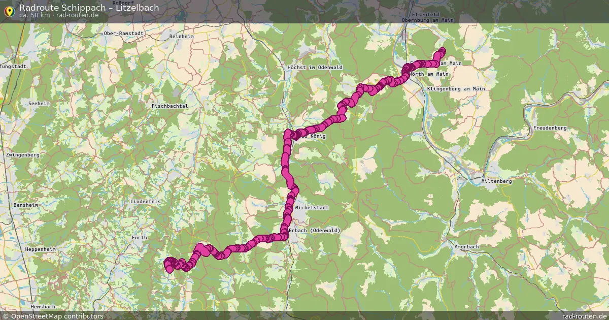 Radtour Schippach – Litzelbach