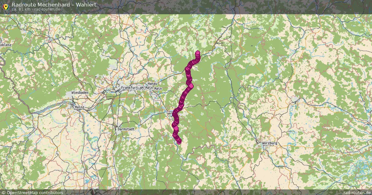Radtour Mechenhard – Wahlert