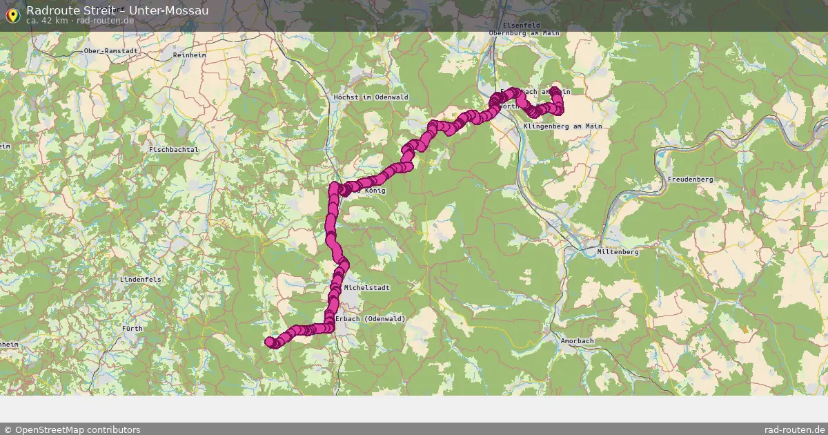 Radtour Streit – Unter-Mossau