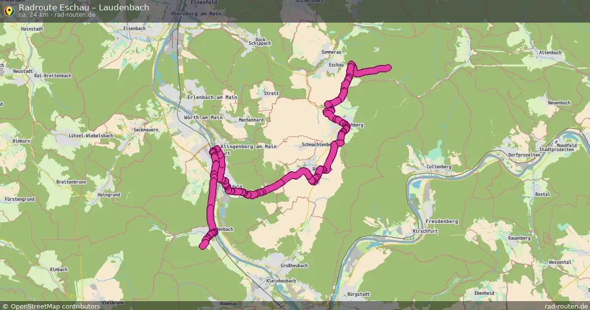 Radtour Eschau – Laudenbach