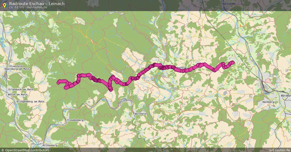 Radtour Eschau – Leinach