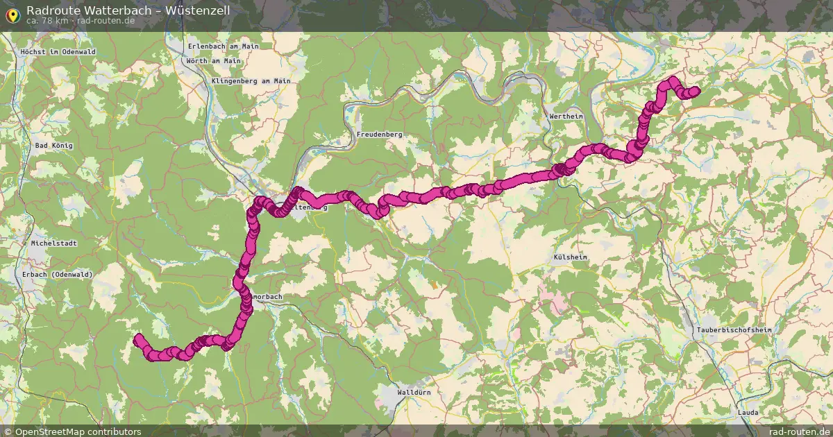 Radtour Watterbach – Wüstenzell