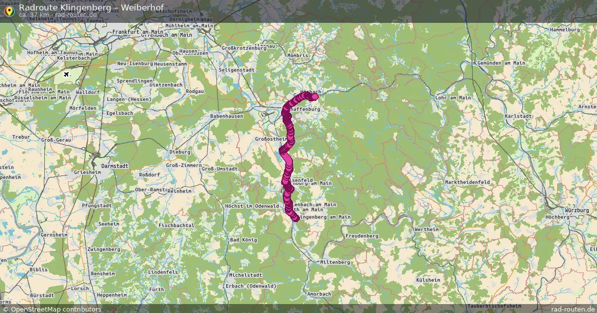 Radtour Klingenberg – Weiberhof
