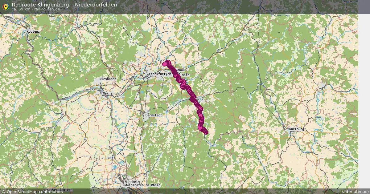 Radtour Klingenberg – Niederdorfelden