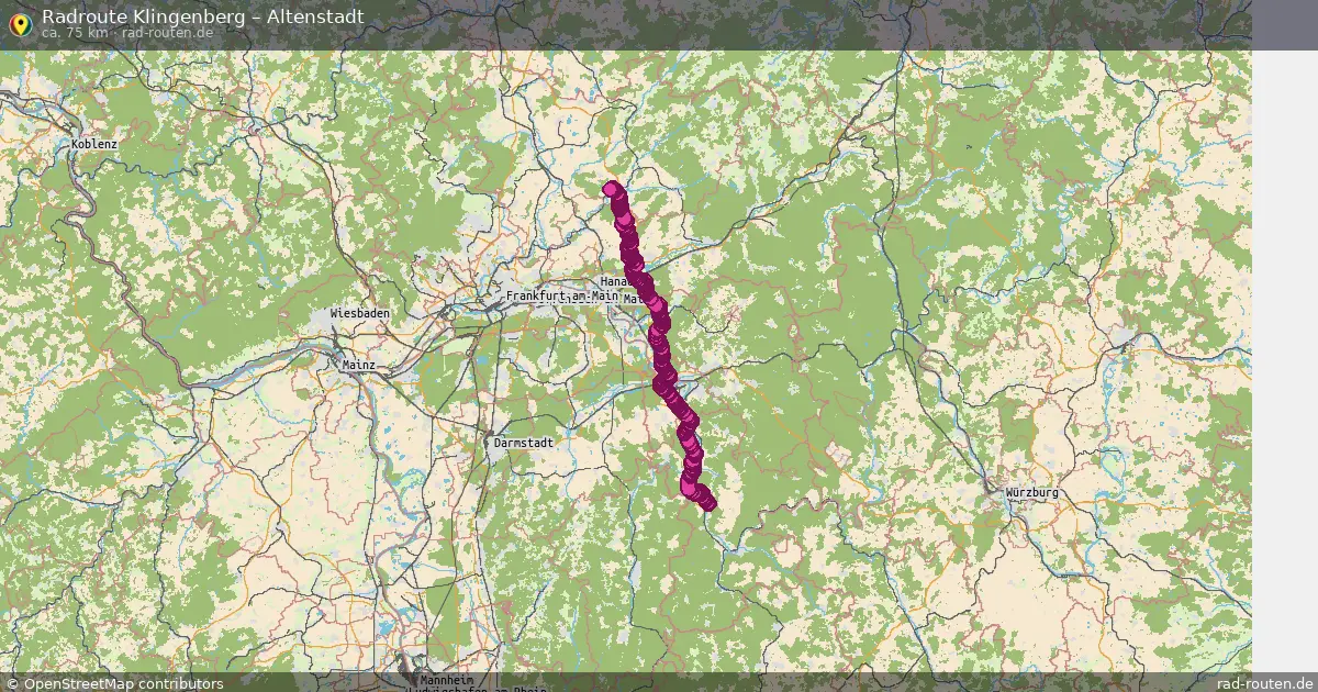 Radtour Klingenberg – Altenstadt