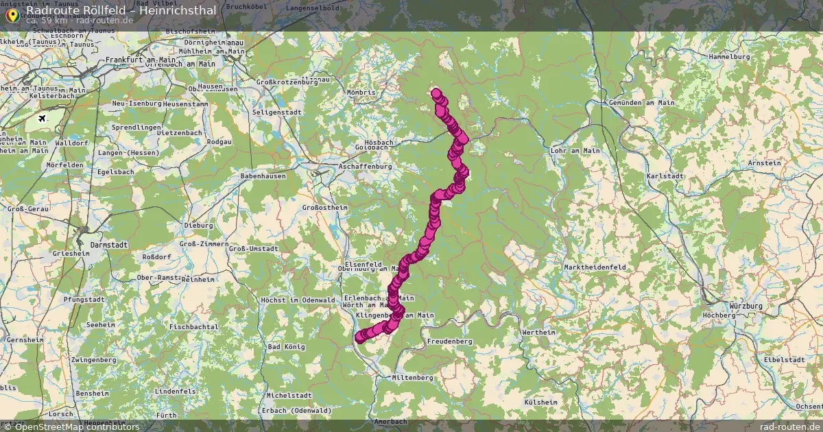 Radtour Röllfeld – Heinrichsthal