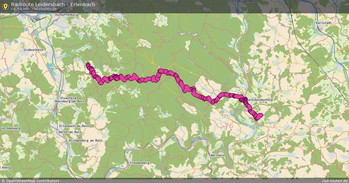Radtour Leidersbach – Erlenbach