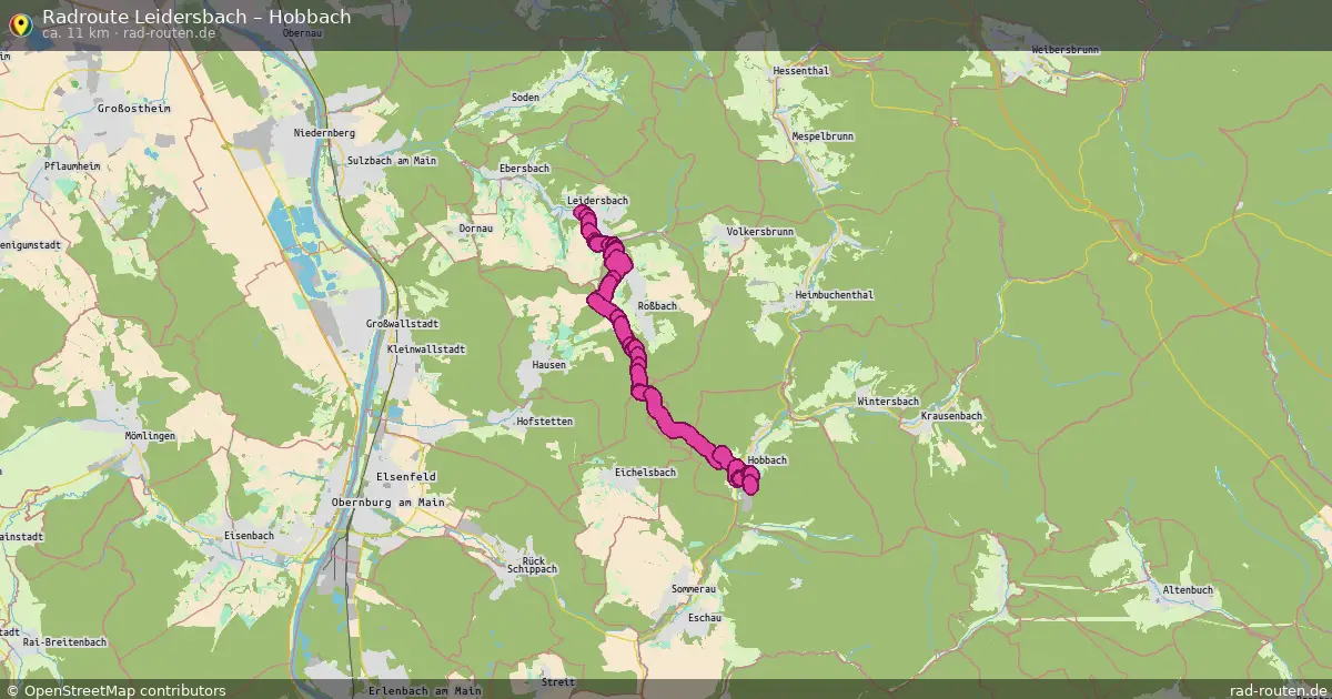 Radtour Leidersbach – Hobbach
