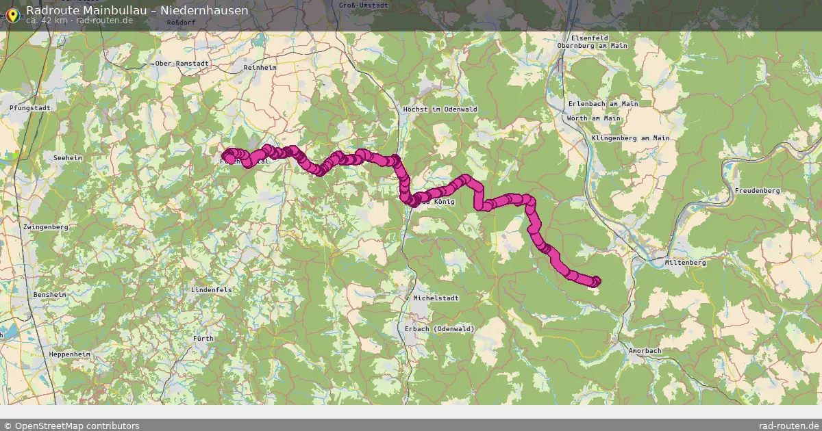 Radtour Mainbullau – Niedernhausen