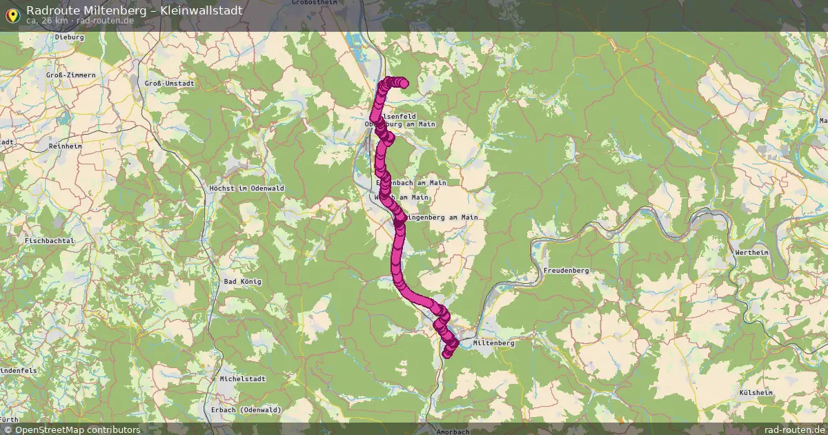 Radtour Miltenberg – Kleinwallstadt