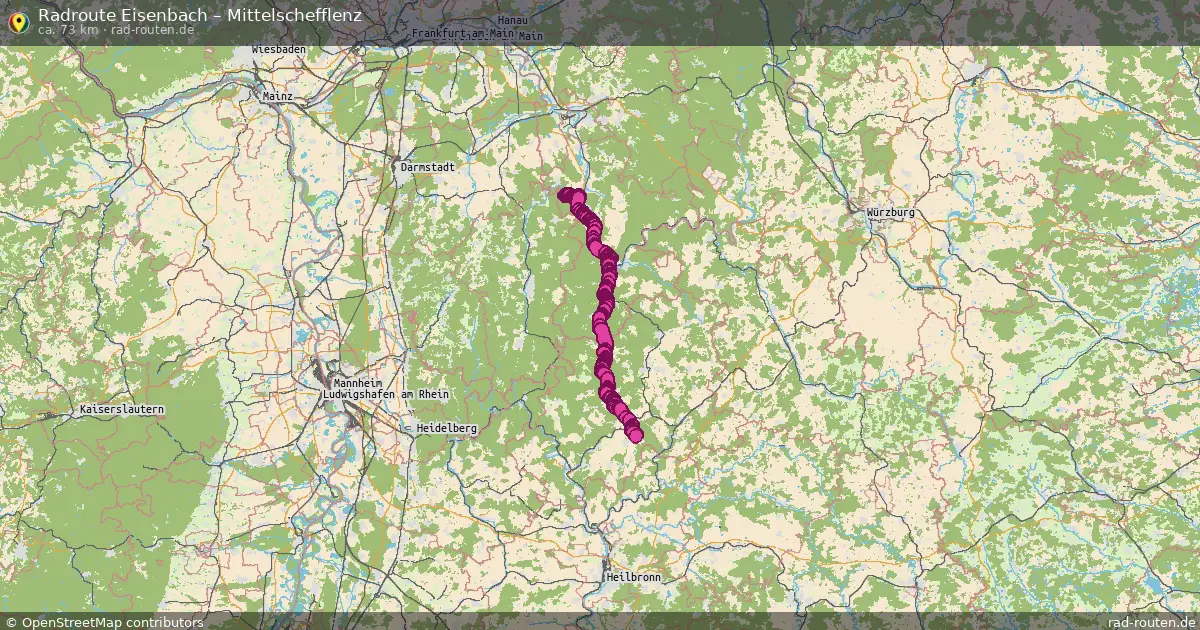 Radtour Eisenbach – Mittelschefflenz