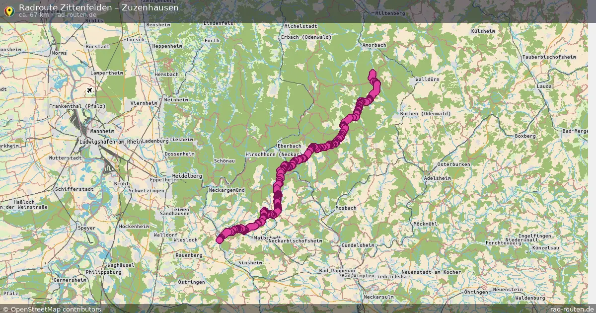 Radtour Zittenfelden – Zuzenhausen
