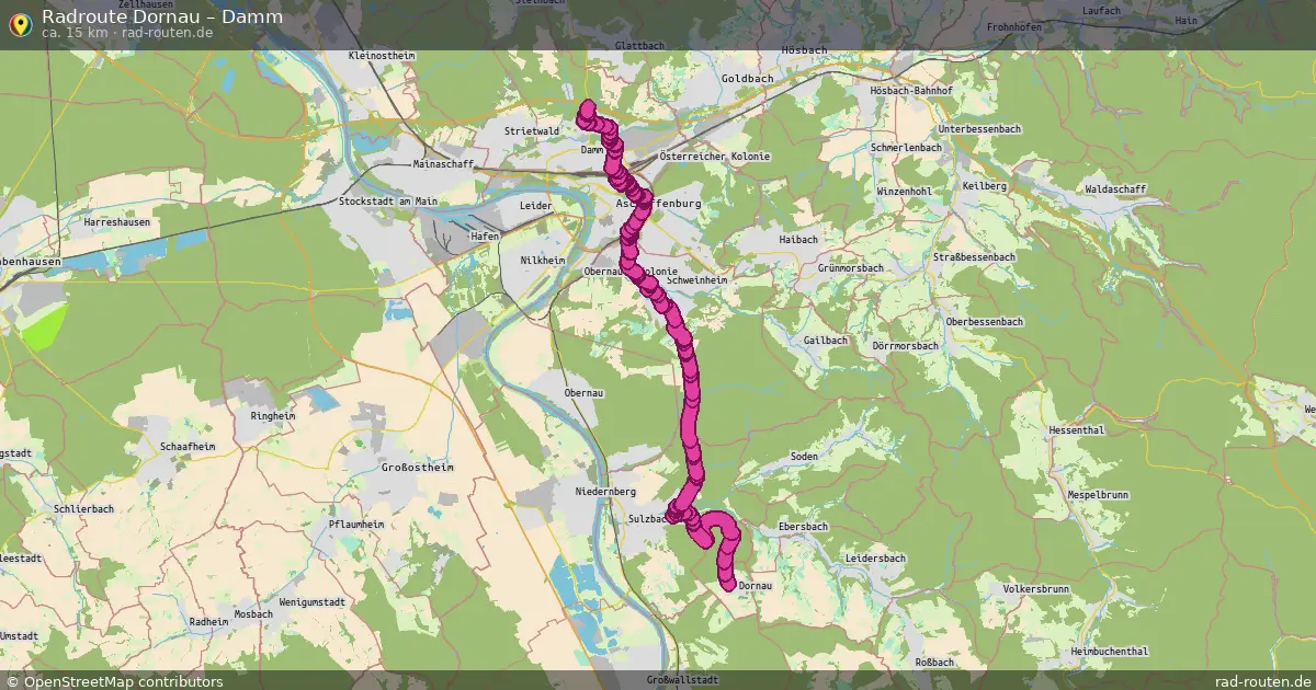 Radtour Dornau – Damm
