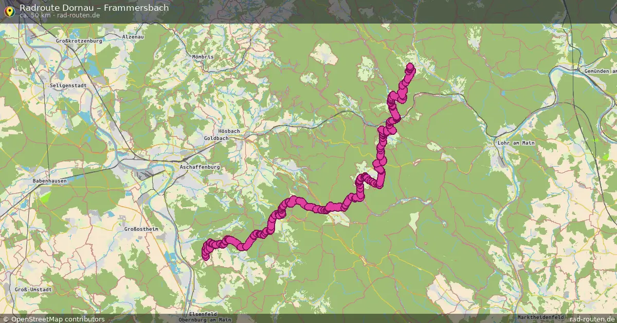 Radtour Dornau – Frammersbach