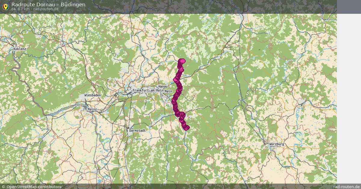 Radtour Dornau – Büdingen