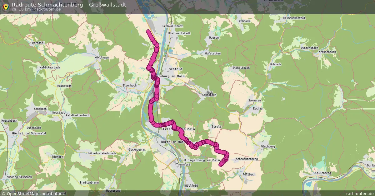 Radtour Schmachtenberg – Großwallstadt
