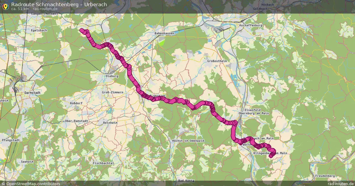 Radtour Schmachtenberg – Urberach