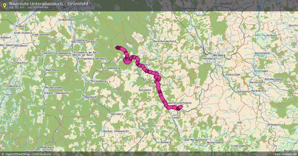 Radtour Unteraltenbuch – Grünsfeld